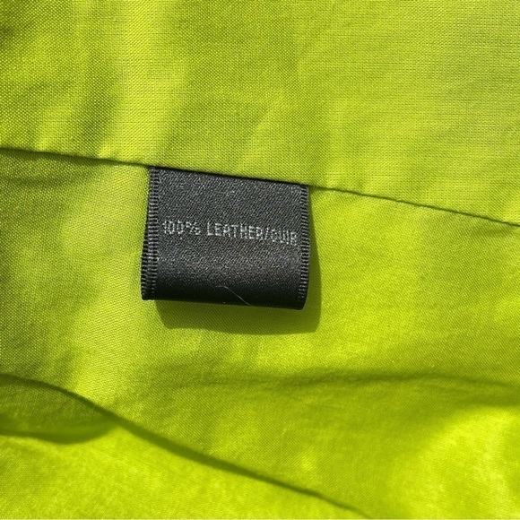 Layfayette 148 New York Leather Fitted Blazer Jacket Butter Soft Size 4 - Picture 6 of 8